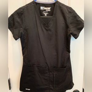 Grey’s Anatomy by Barco Active Black Scrub Top & Bottom Set